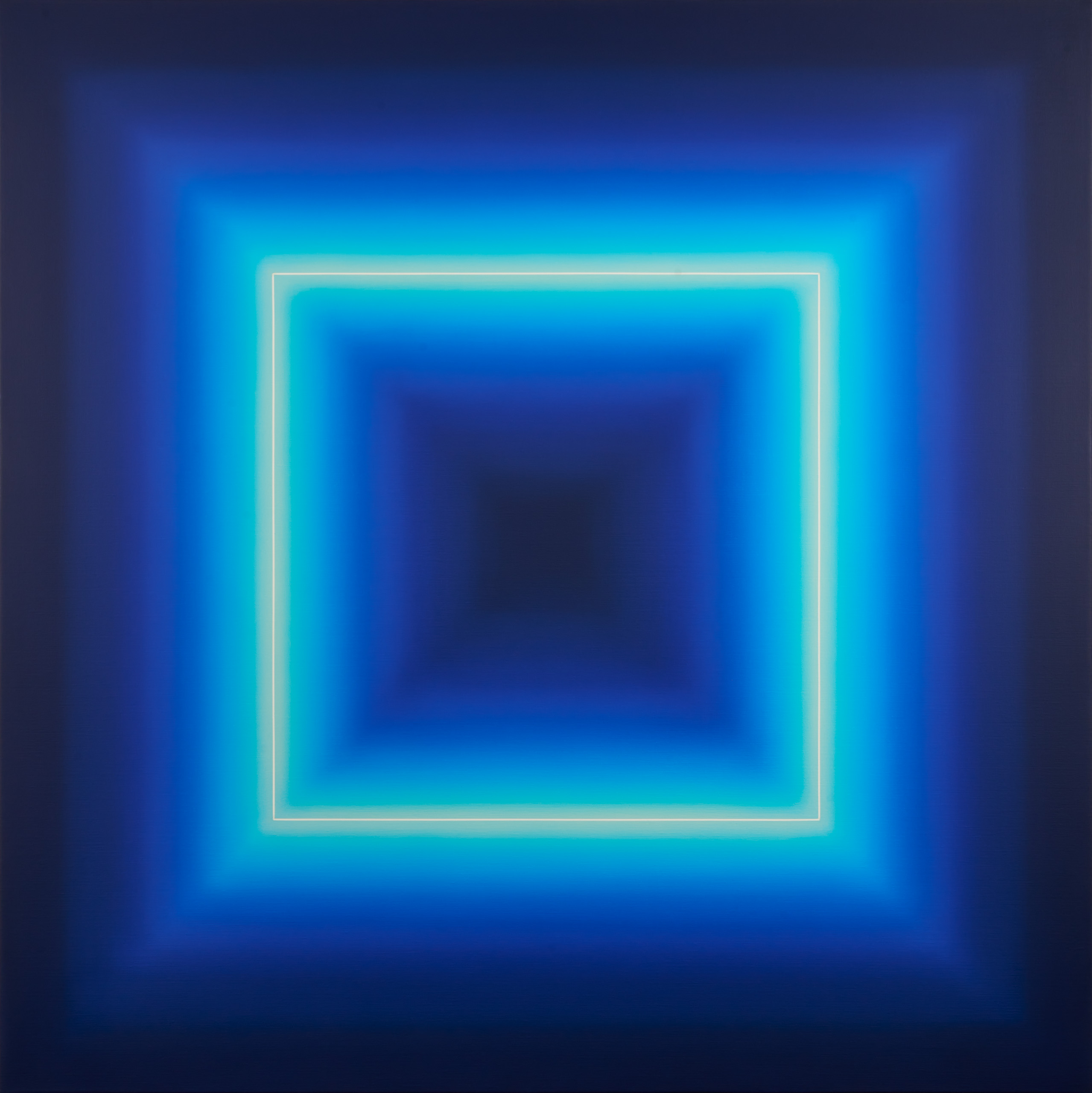 Light Square in Turquoise Blue Ultramarine