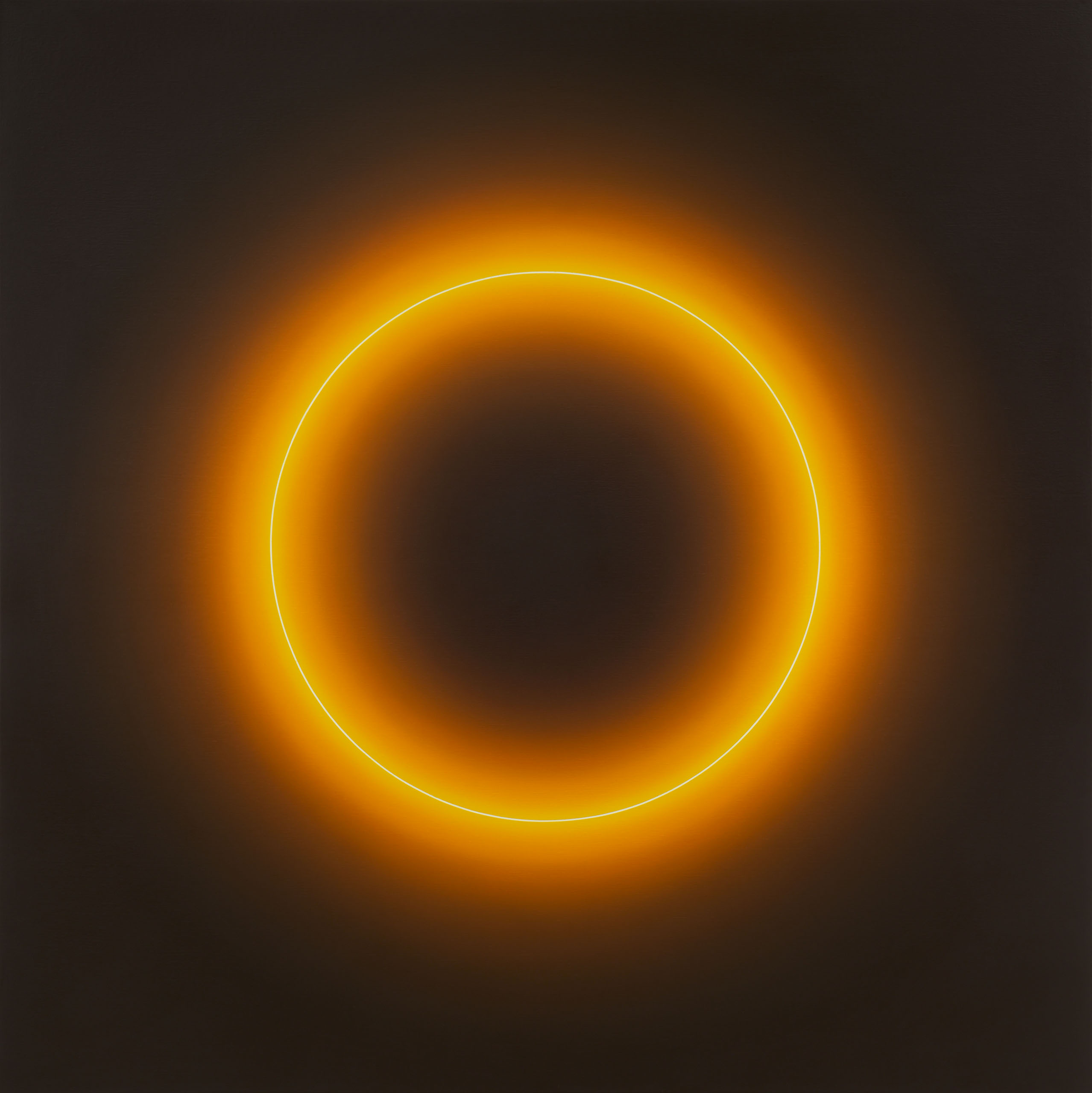 Kreis Weiss Gold Licht