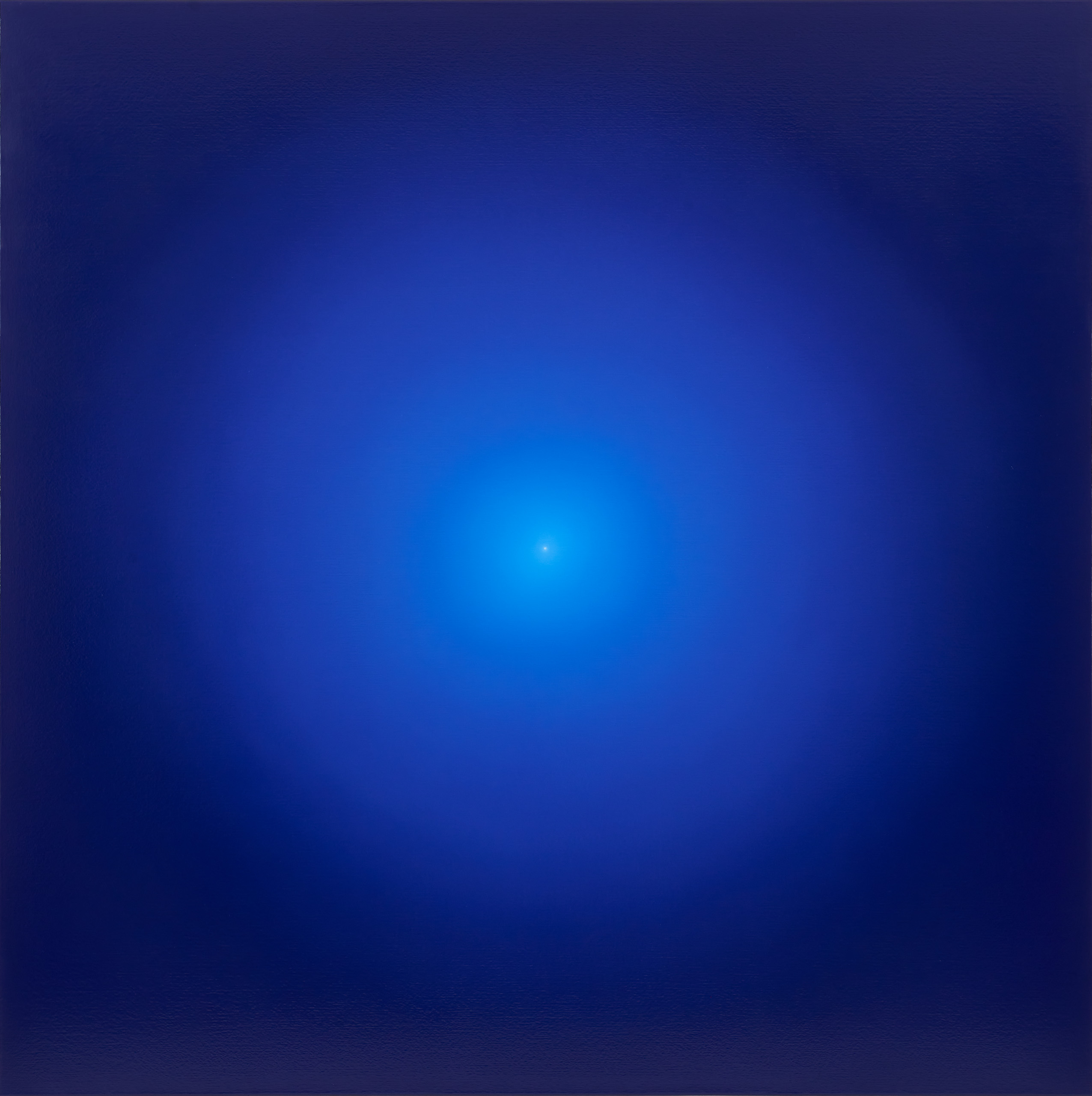 White Dot in Ultramarine Blue