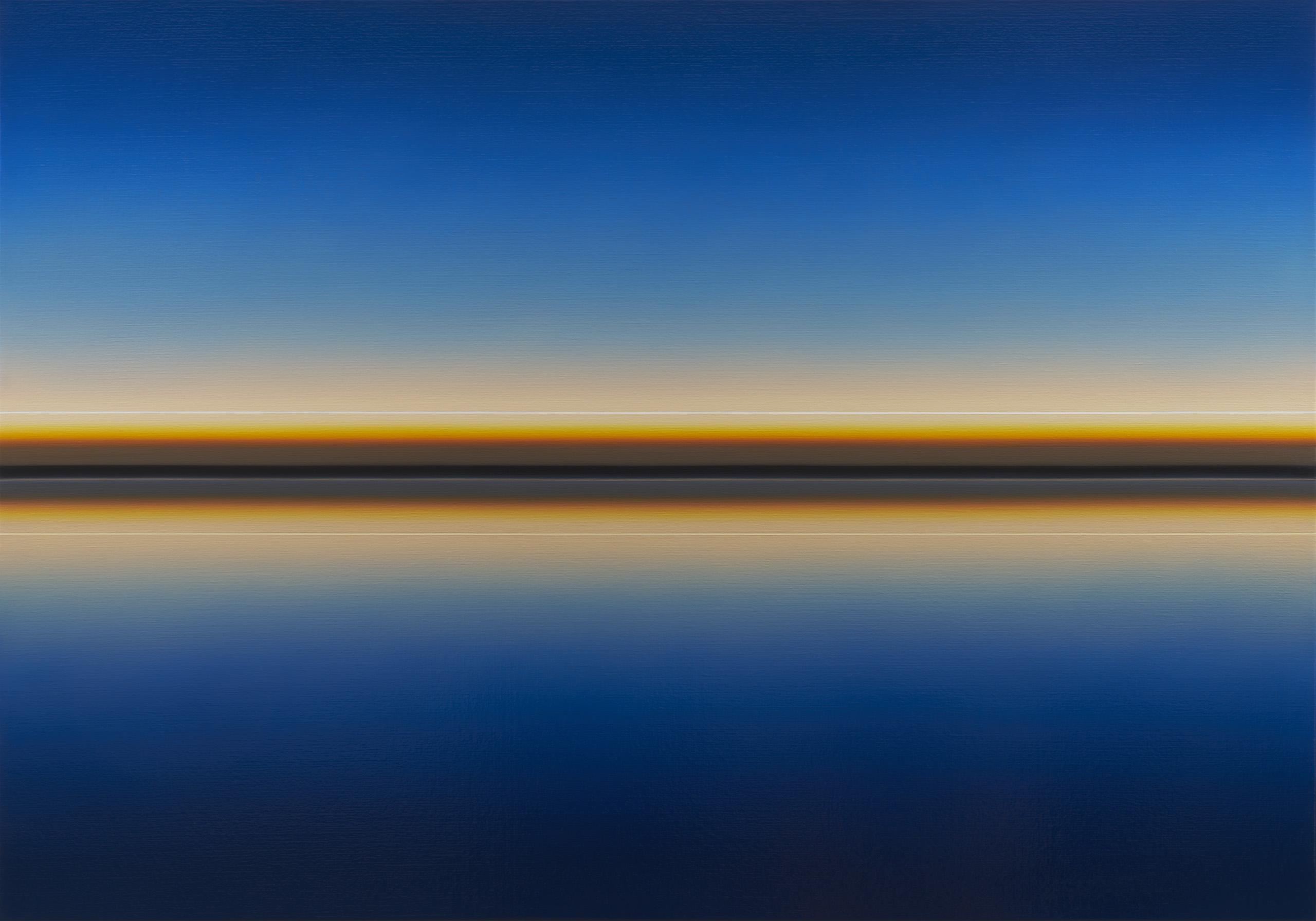 Spiegelung Weiss Blau